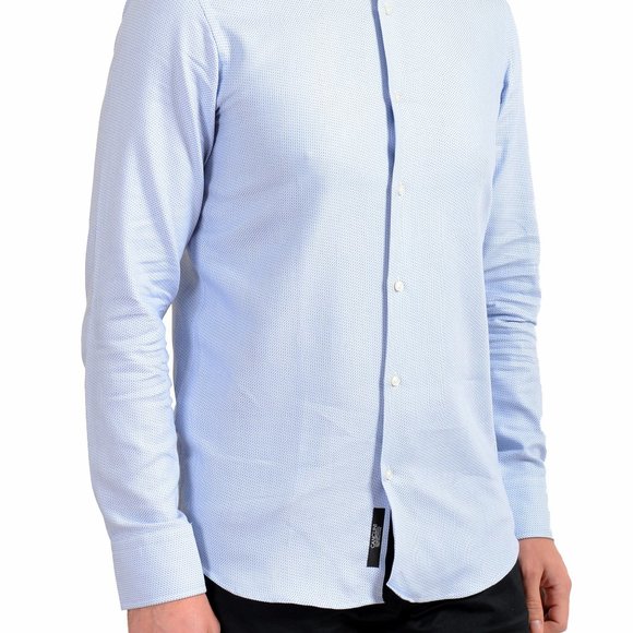 Hugo Boss Men's "Gordon" Regular Fit Geometric Print Long Sleeve Dress Shirt - Picture 2 of 9